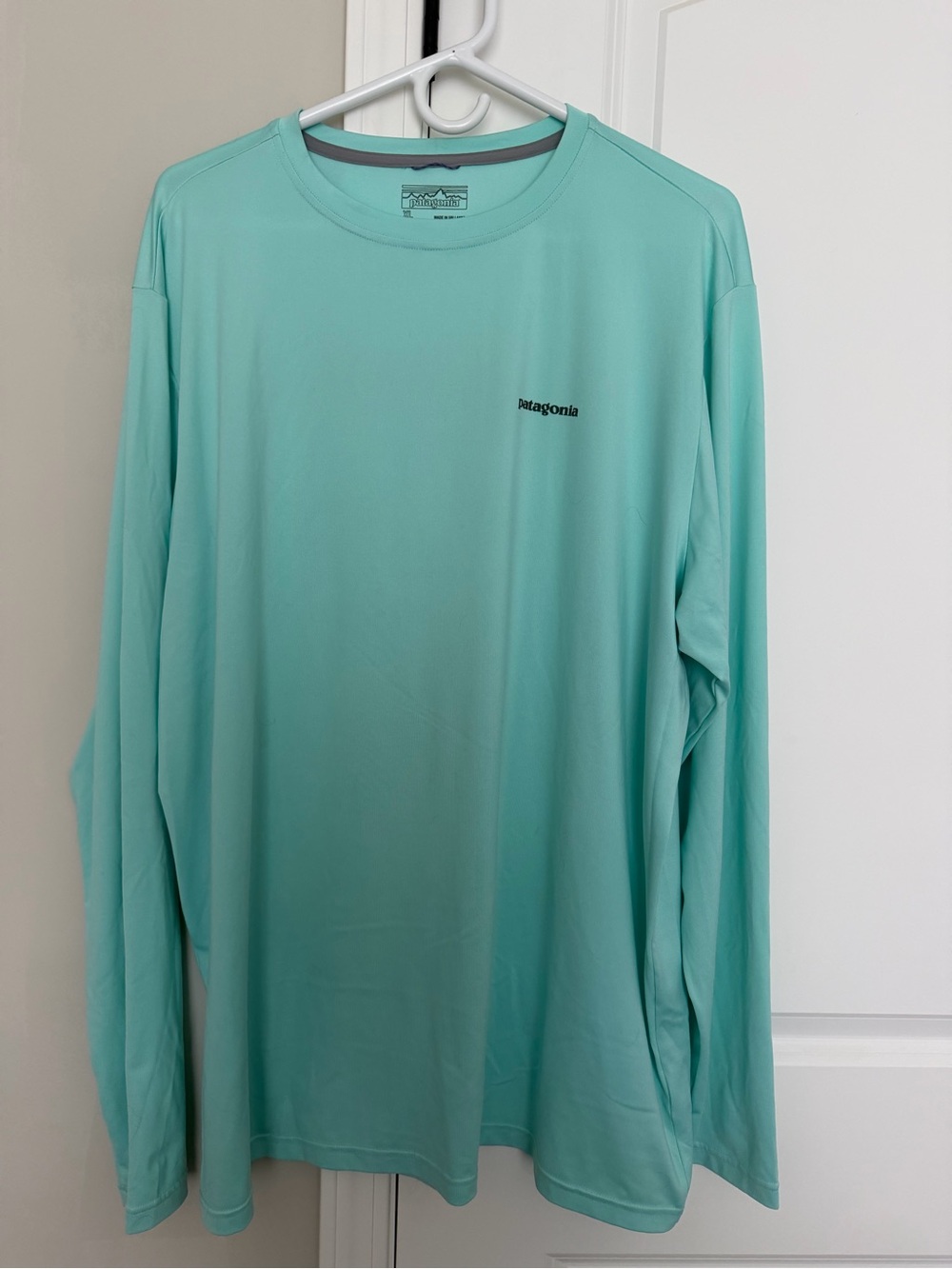 Patagonia Mens Graphic Tech Fish Tee Seafoam XL
